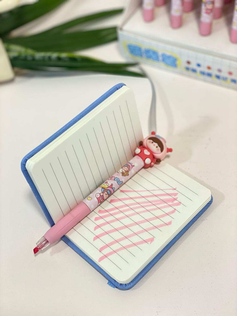 Kawaii Pastel Chibi Character Highlighter Pen