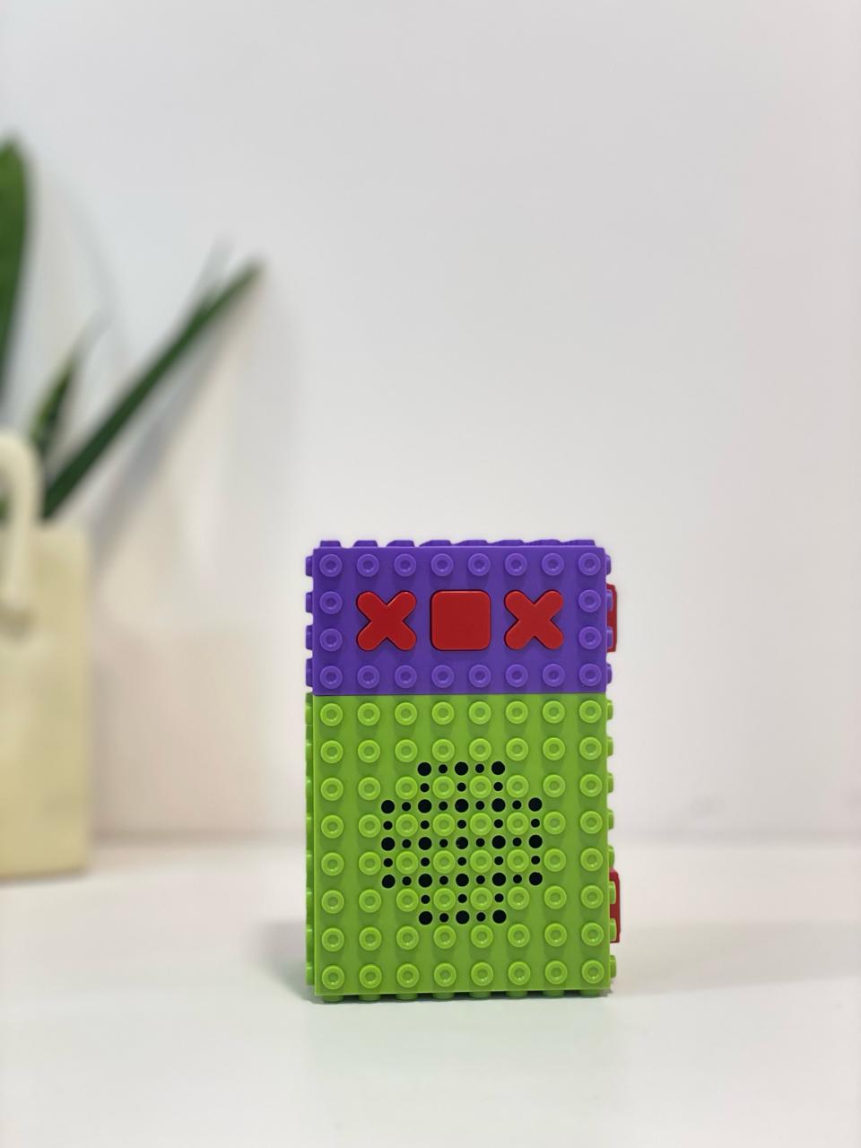 Retro Building-Block Portable Bluetooth Speaker
