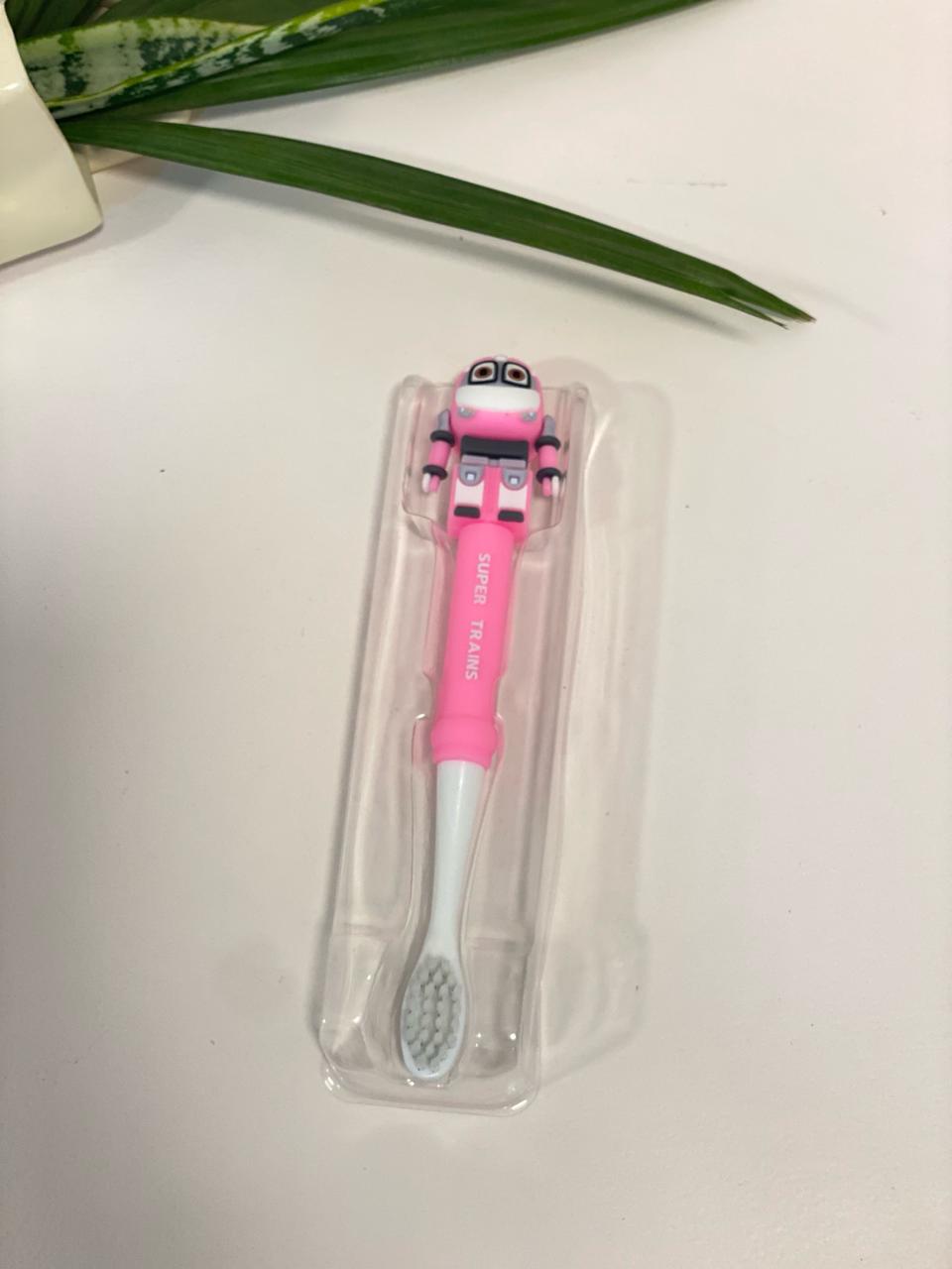 Kawaii Super Trains Soft Bristle Toothbrush