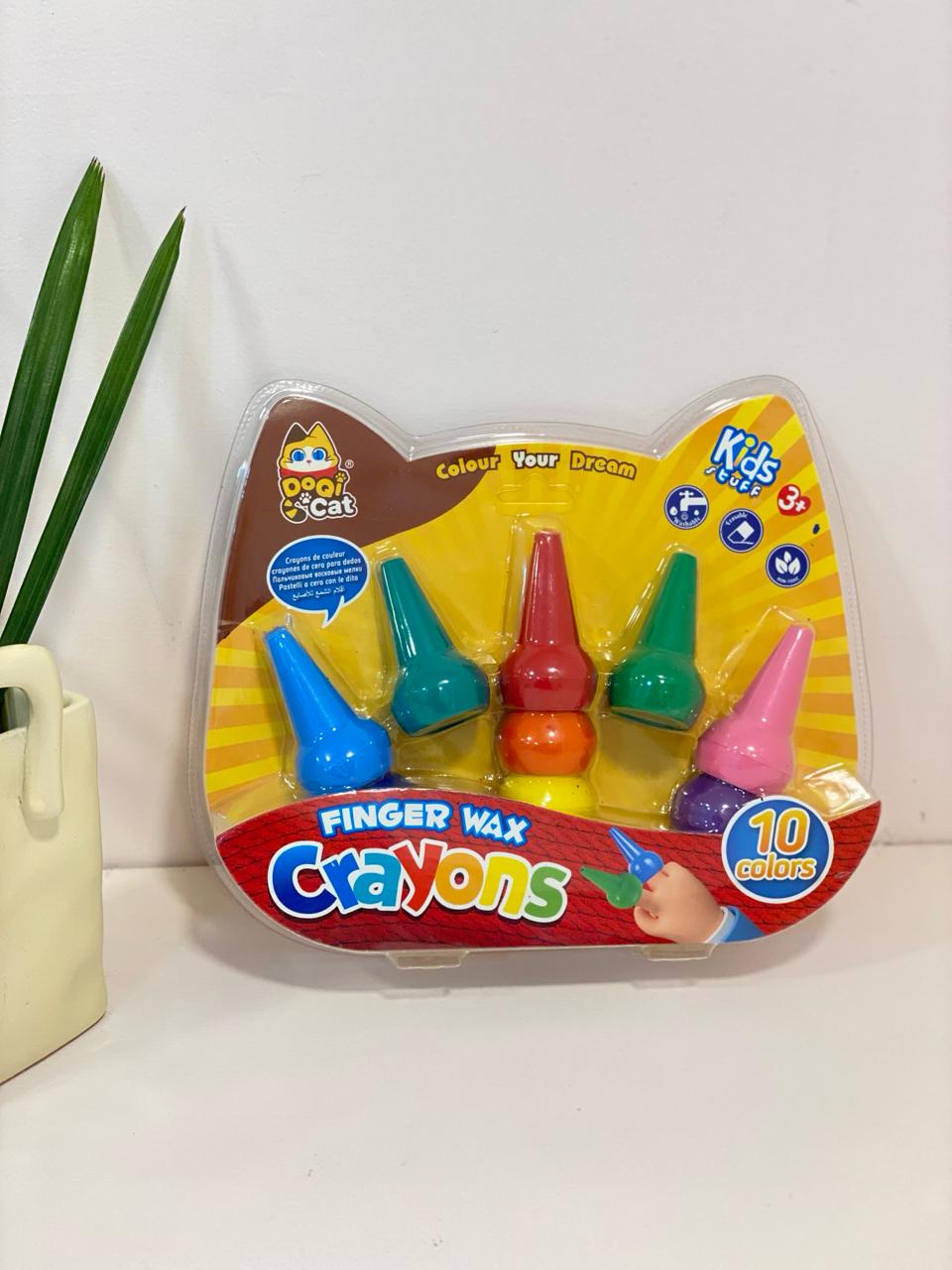 Ergonomic Finger Wax Crayon Set
