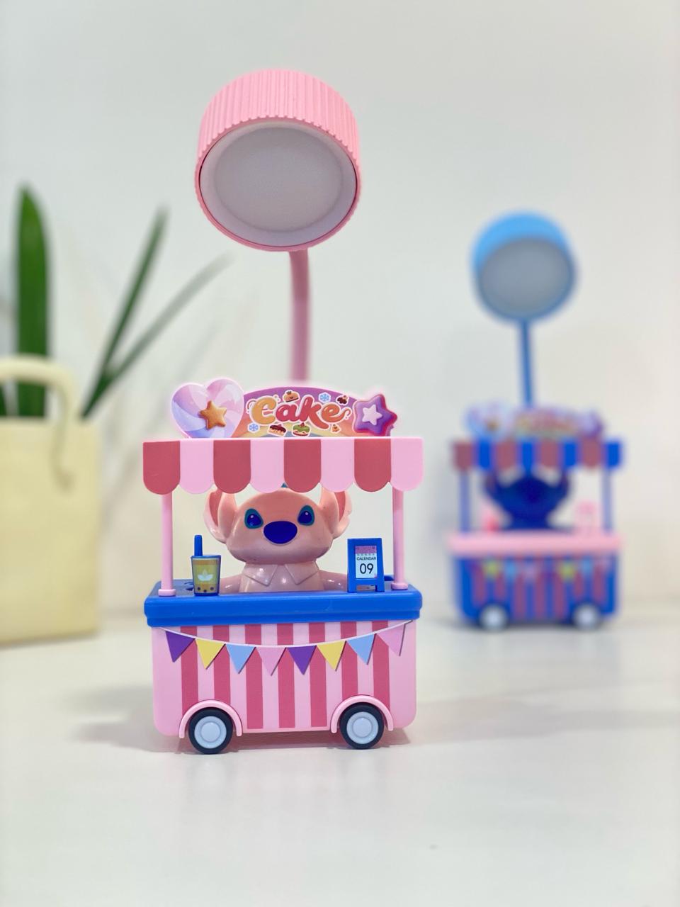 Whimsical Character Dessert Cart LED Desk Lamp