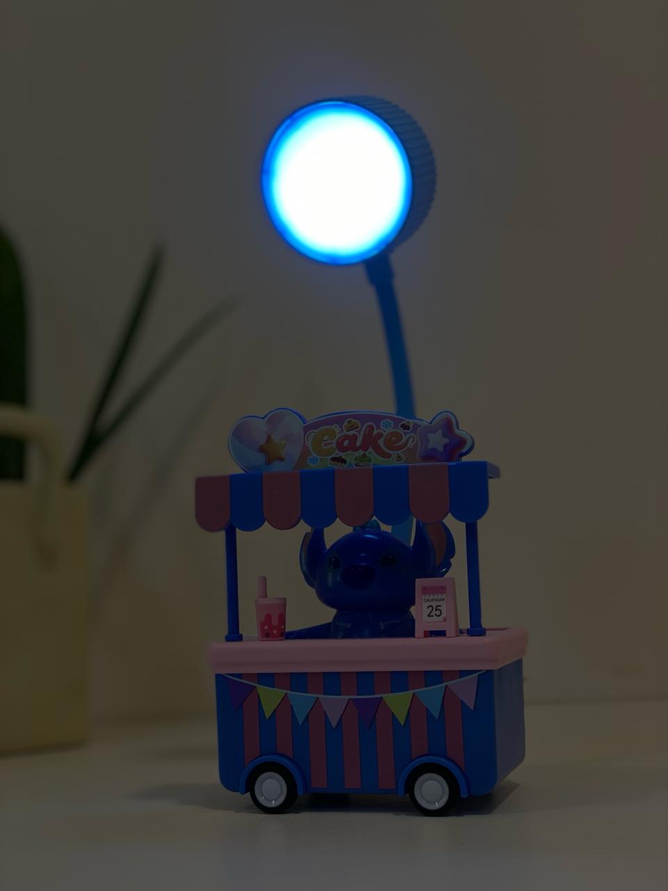 Whimsical Character Dessert Cart LED Desk Lamp