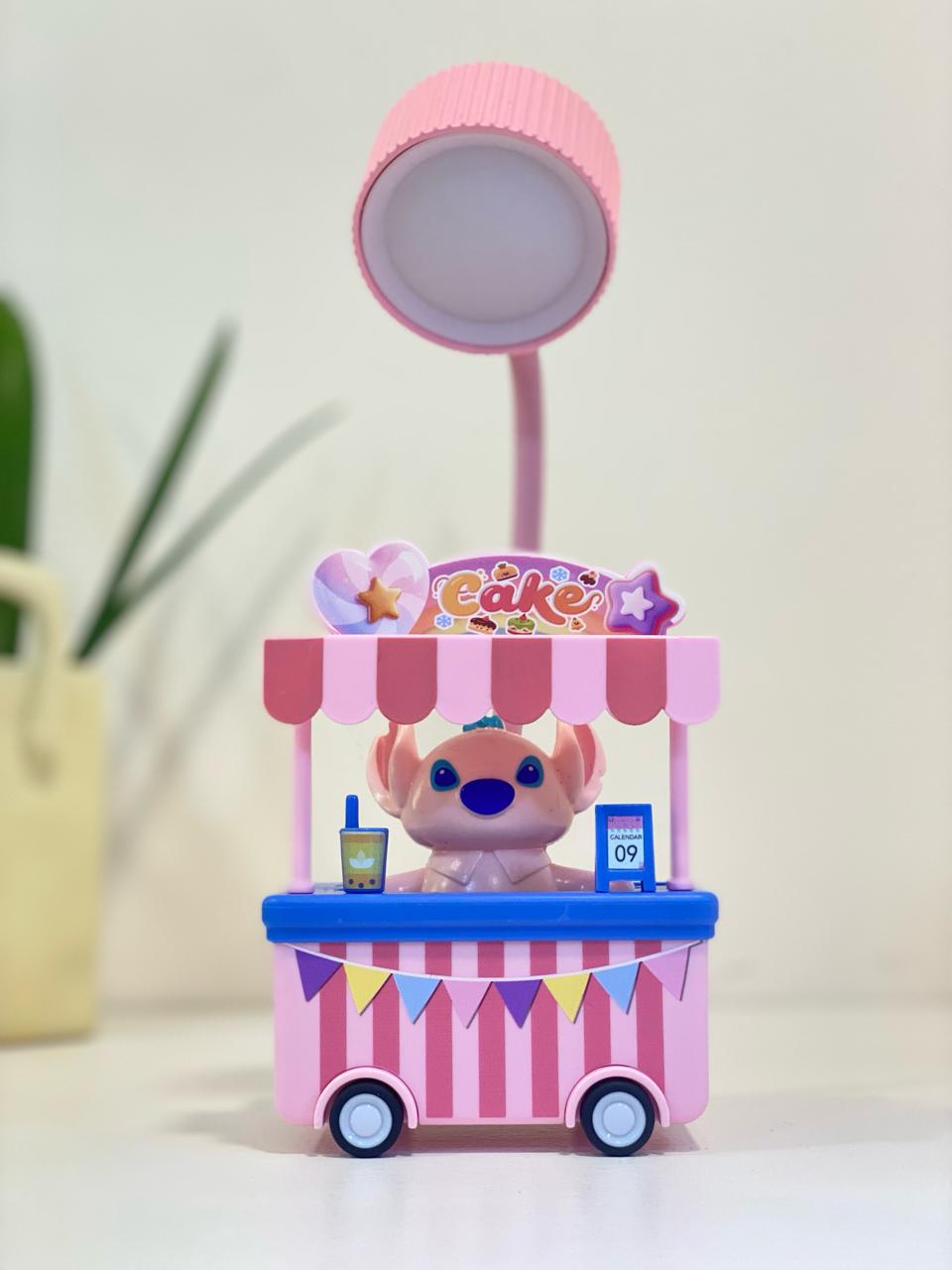 Whimsical Character Dessert Cart LED Desk Lamp
