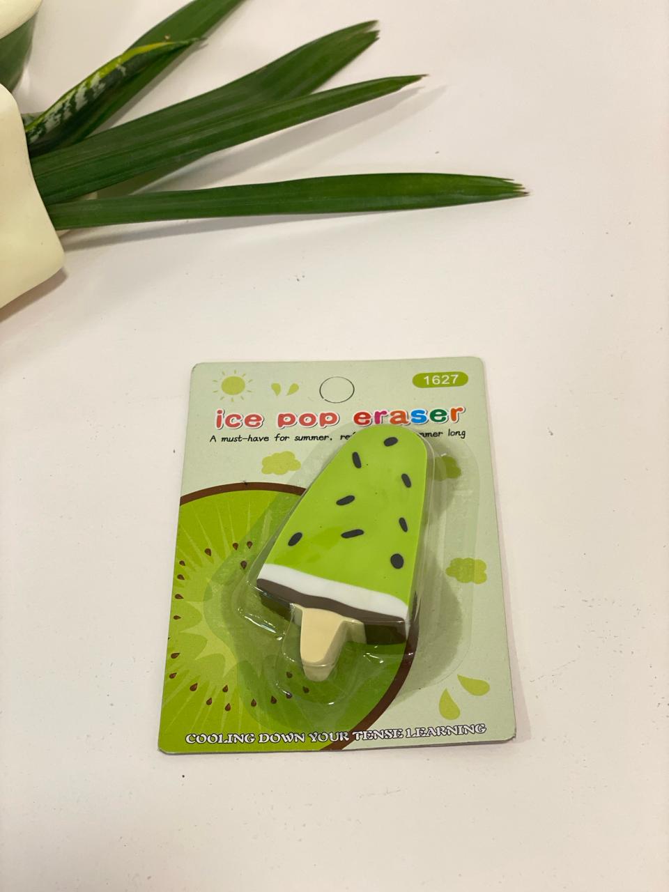 Kawaii Fruit Ice Pop Pocket Eraser