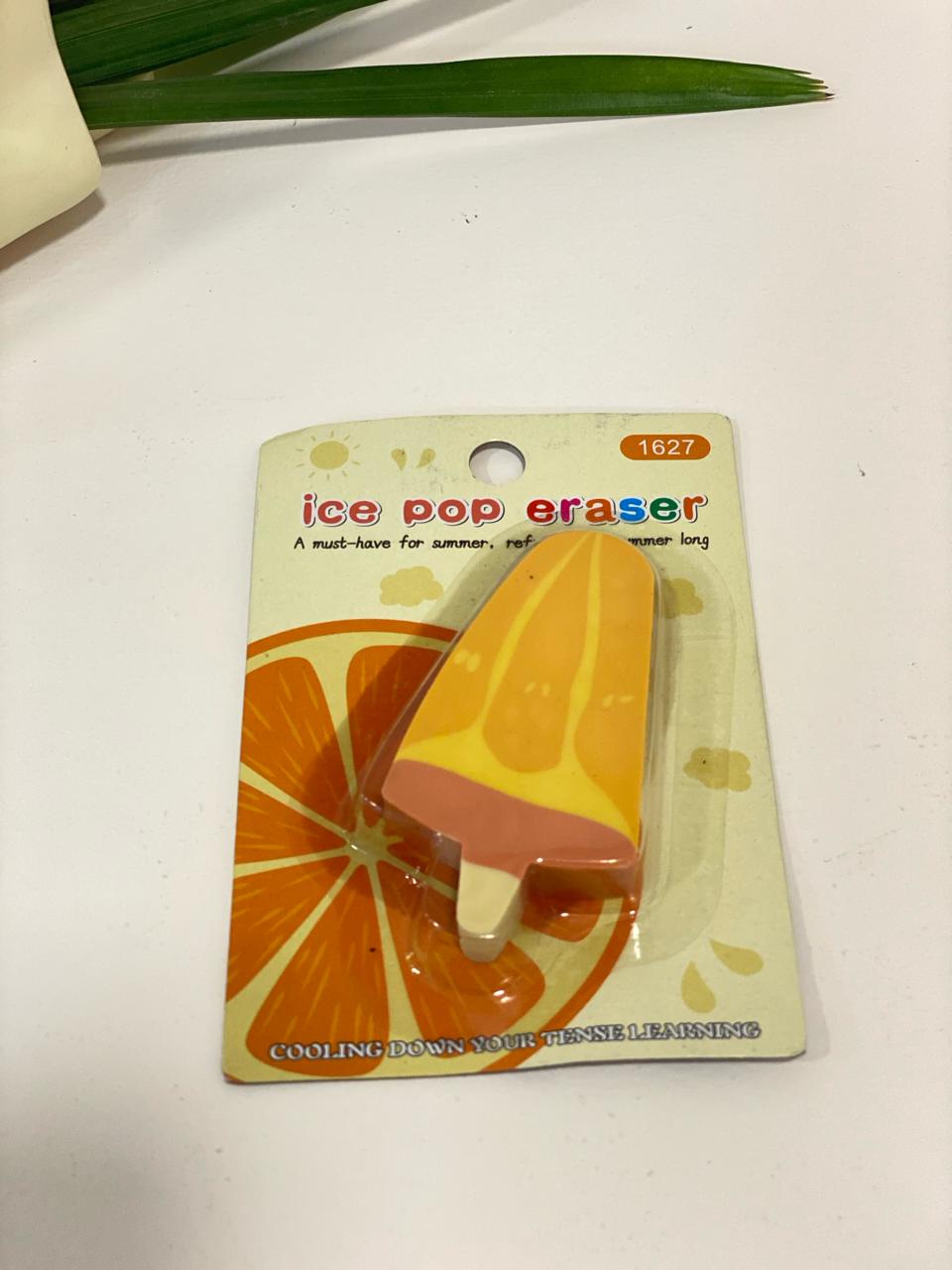 Kawaii Fruit Ice Pop Pocket Eraser