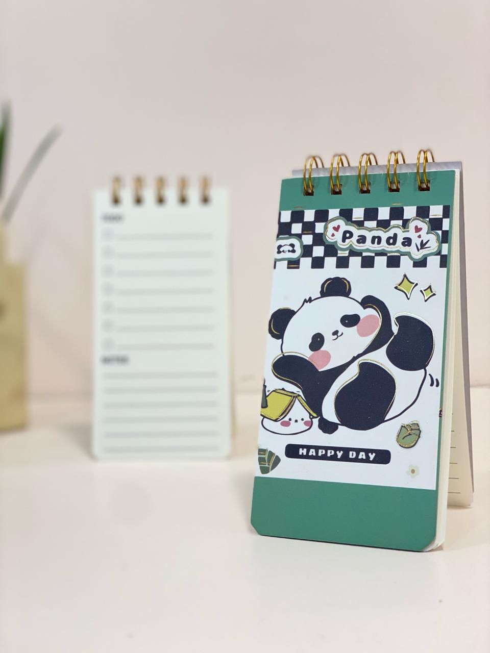 Kawaii Panda Flip To-Do List Notepad