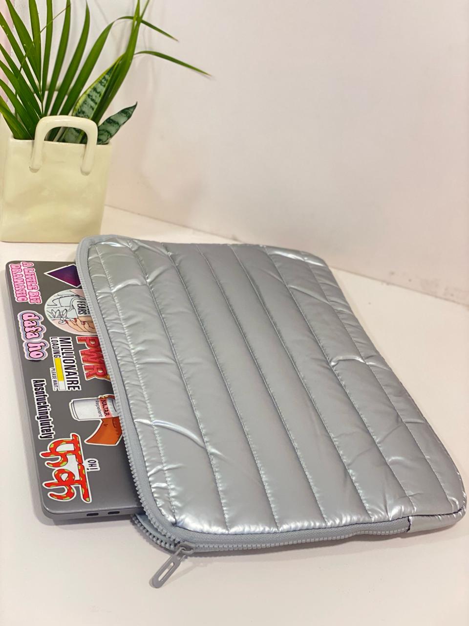 Puffer Quilted Protective Laptop Sleeve