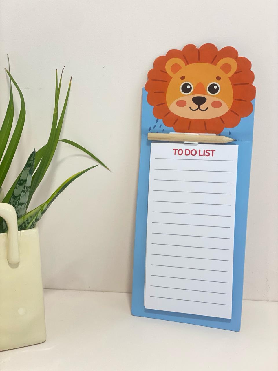 Kawaii Animal Magnetic To-Do List Clipboard