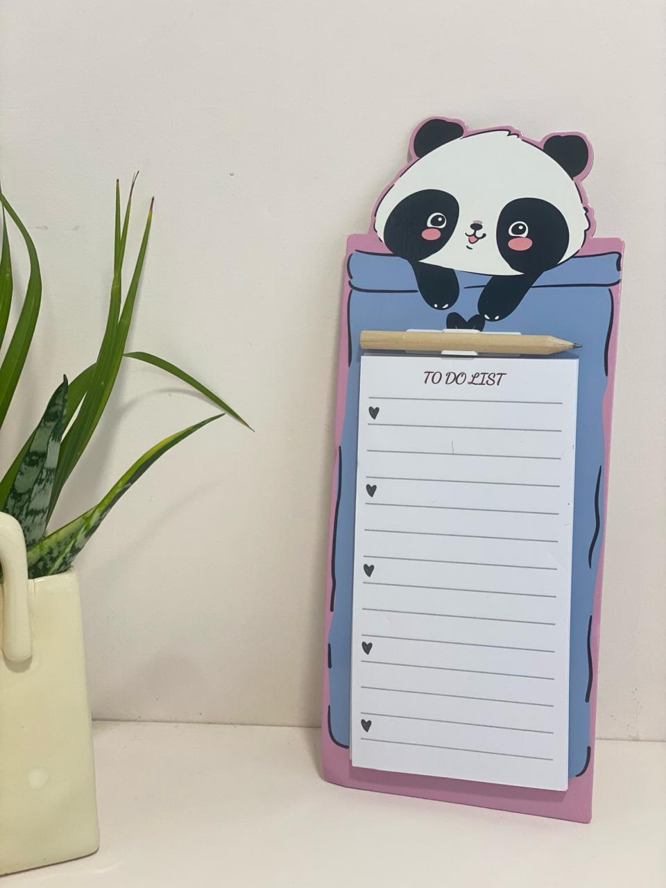 Kawaii Animal Magnetic To-Do List Clipboard