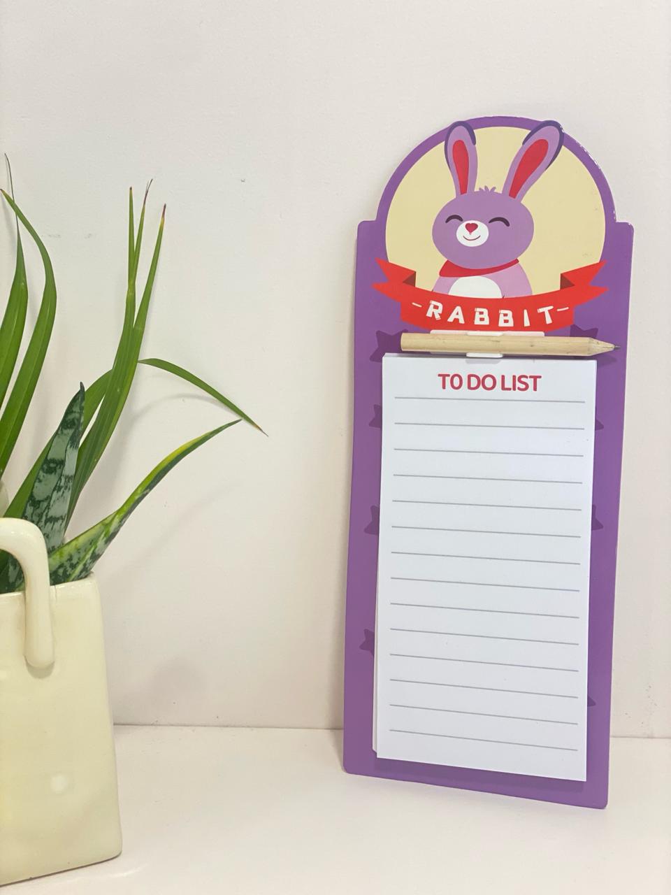Kawaii Animal Magnetic To-Do List Clipboard