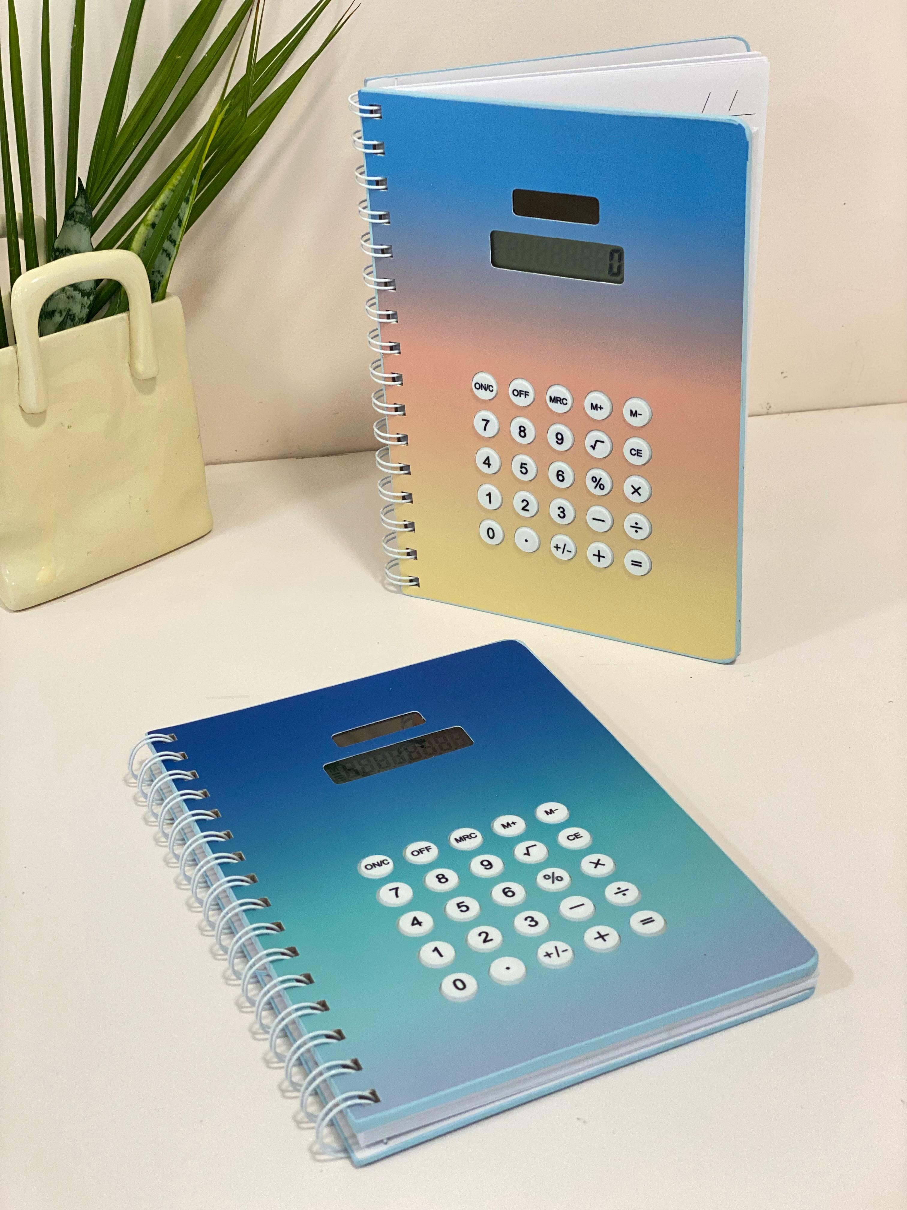 Ombré Calculator Spiral Notebook