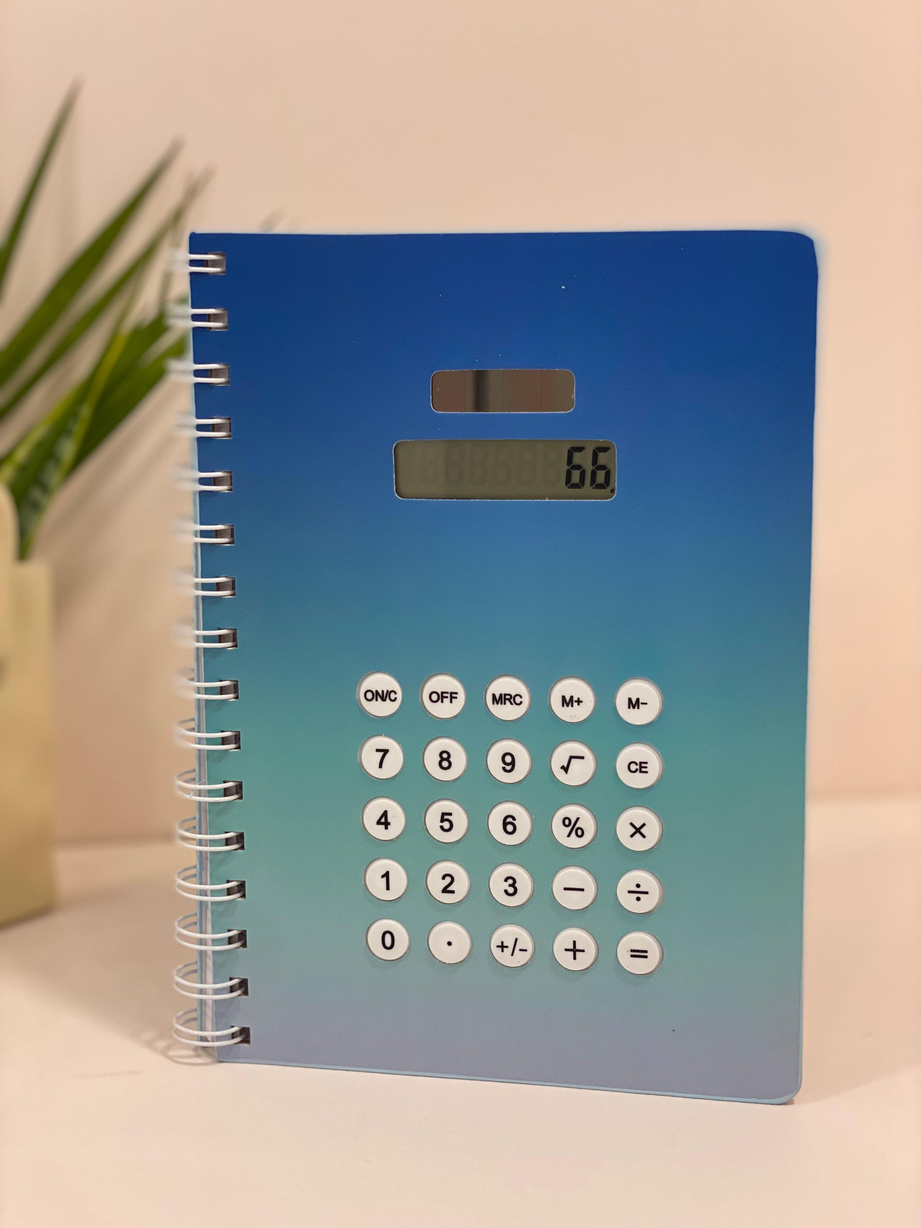 Ombré Calculator Spiral Notebook