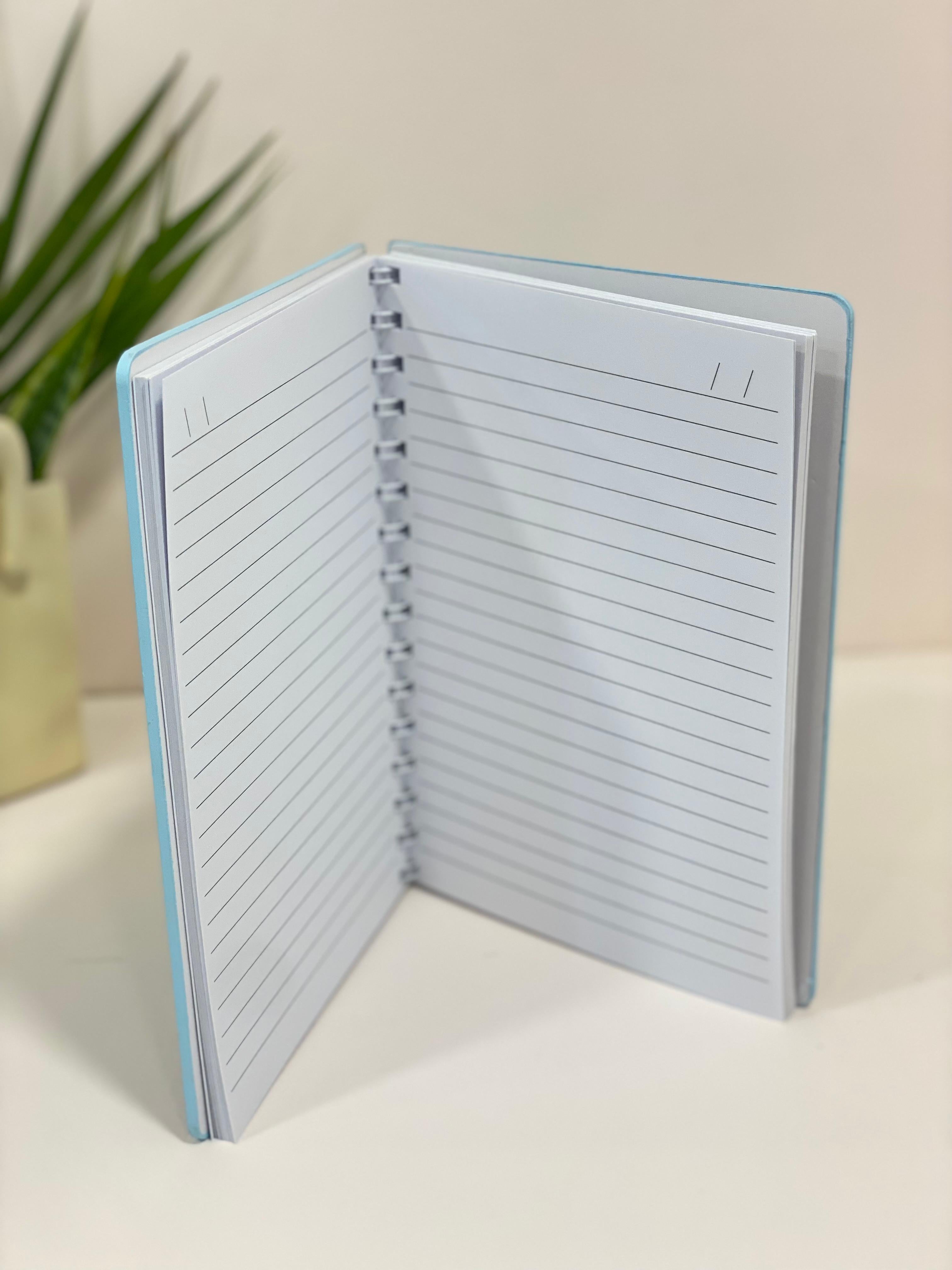 Ombré Calculator Spiral Notebook