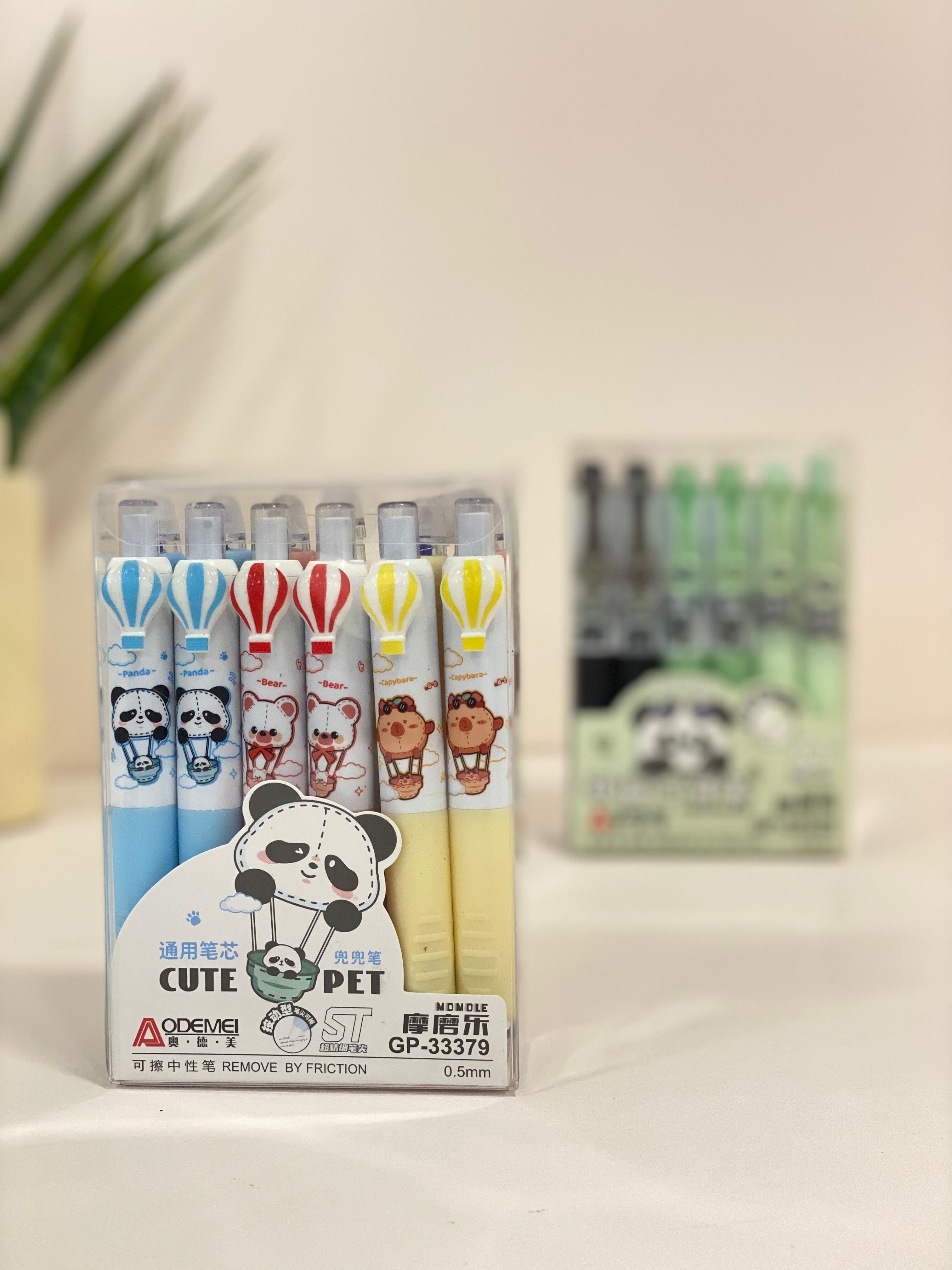 Kawaii Erasable Gel Pen Box Set of 12 (0.5mm)