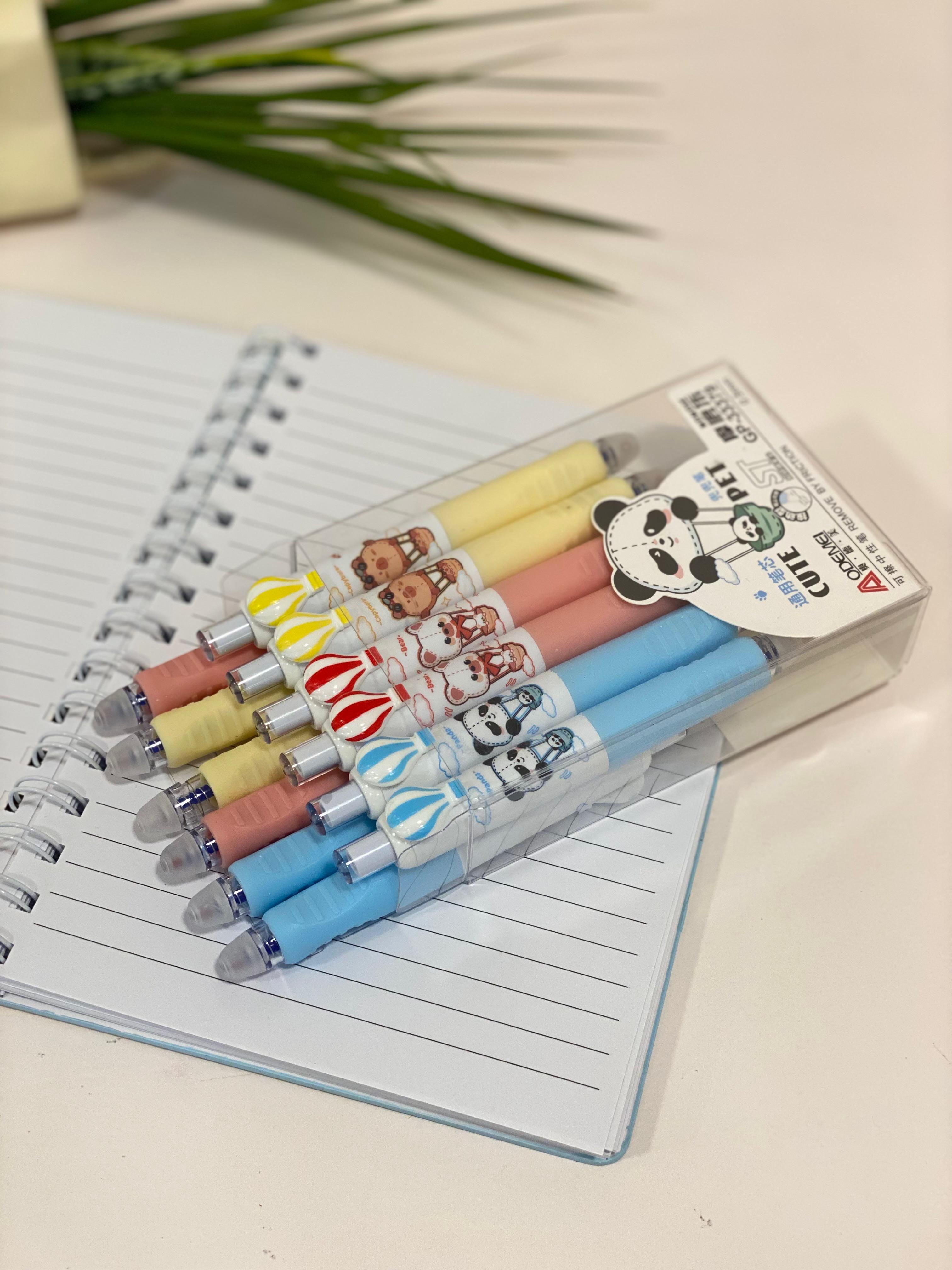Kawaii Erasable Gel Pen Box Set of 12 (0.5mm)
