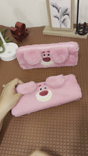 Load and play video in Gallery viewer, Pink Bear Fur Pouch
