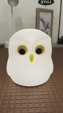 Load and play video in Gallery viewer, Owl Silicon Night Lamp
