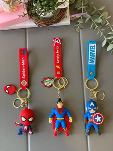 Red and Blue keychain