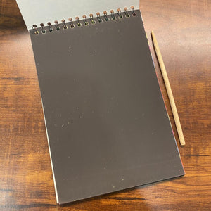 Jumbo Scratch Note Pad with Wooden Pen