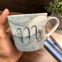 Load image into Gallery viewer, Mr. &amp; Mrs. Classy Marble Mug- Clearance Sale
