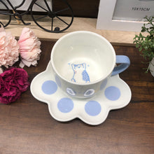 Load image into Gallery viewer, Kitty Paw Cup With Saucer
