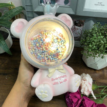 Load image into Gallery viewer, Teddy Circlet Confetti Night Light lamp
