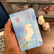 Load image into Gallery viewer, Outer Space Unicorn Pocket Diary
