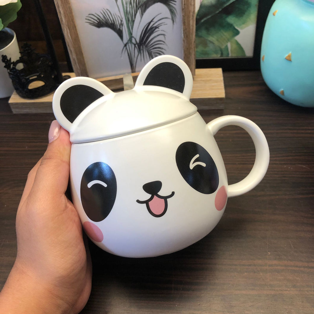 Blushing Panda Face Mug