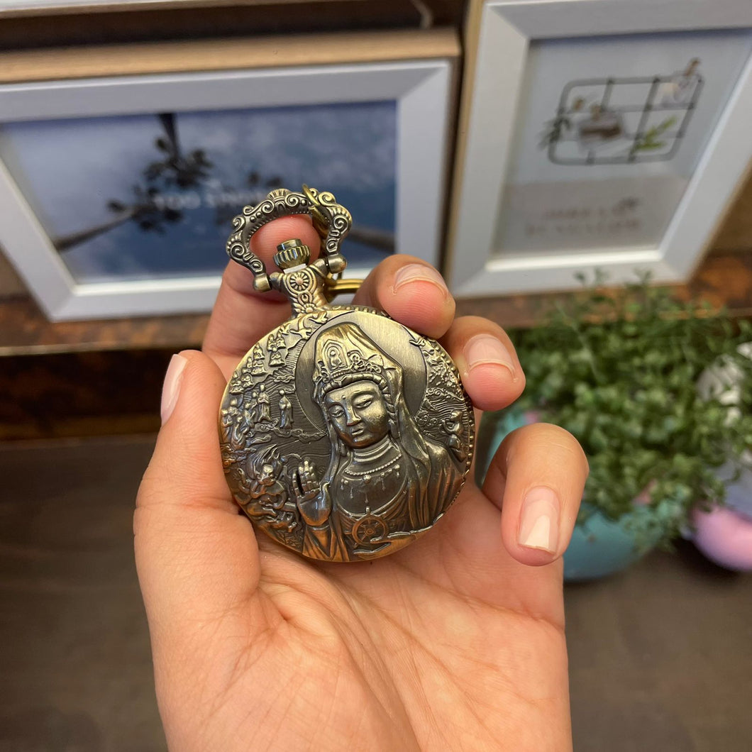 Antique Pocket Watch with Keyring