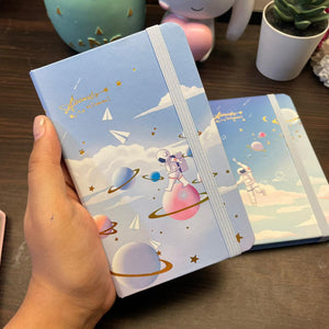 Space Note Hardbound Diary -A6