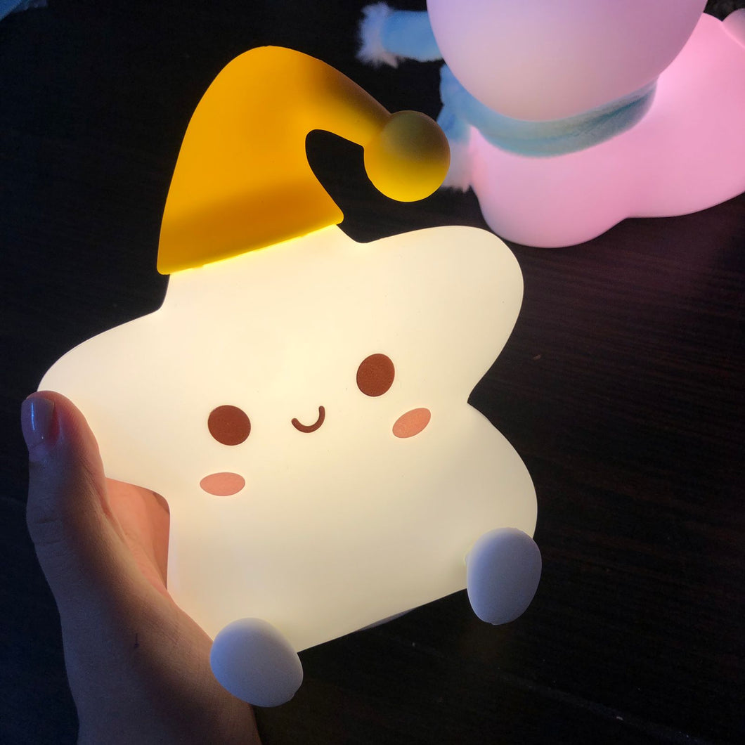 Silicon Happy Star Table Lamp