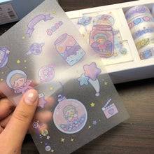 Load image into Gallery viewer, Cute Girl Washi Tape With Sticker sheet
