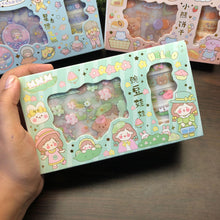 Load image into Gallery viewer, Cute Girl Washi Tape With Sticker sheet
