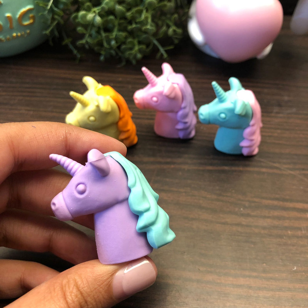 Unicorn Pony Eraser - Assorted