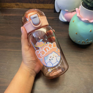 Meow Space Transparent Bottle