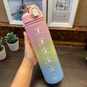 Gym Sipper Bottle With Time Marker