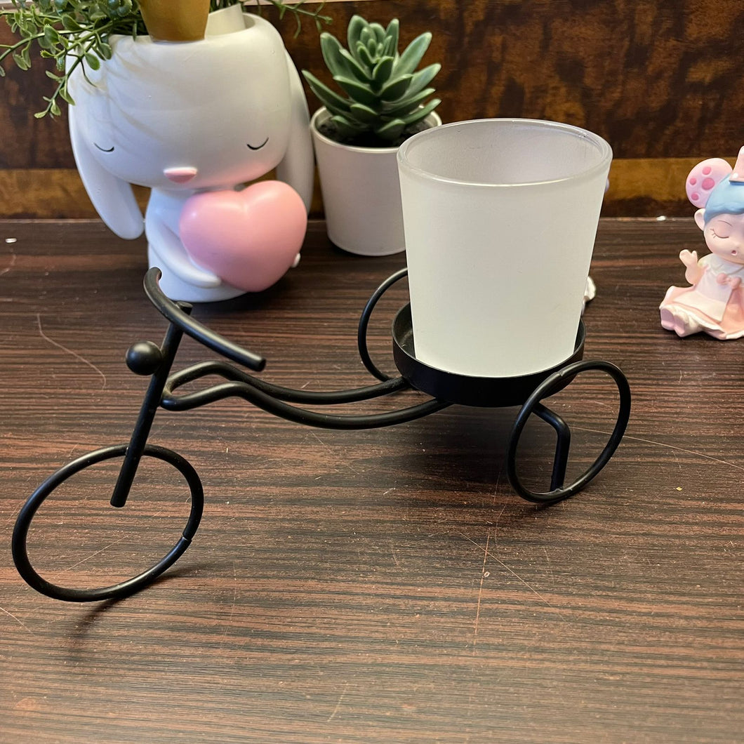 Candle Holder Cycle Rickshaw Design- Clearance Sale
