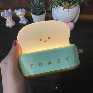 Cute Night Light Toast Lamp