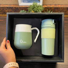 Load image into Gallery viewer, Classy Thermal Cup &amp; bottle Set With Temp Indicator- Clearance Sale
