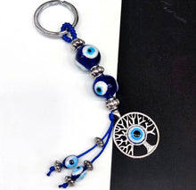 Load image into Gallery viewer, Tree Evil Eye Bell Dreamcatcher &amp; Keychain - Clearance Sale
