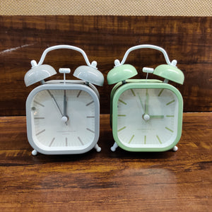 Pastel Mechanical Bell Alarm Clock - Clearance Sale