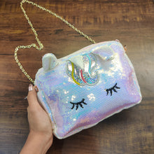 Load image into Gallery viewer, Unicorn Shining Glitter Sling Bag
