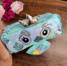 Load image into Gallery viewer, Unicorn Sequin Pouch - Medium
