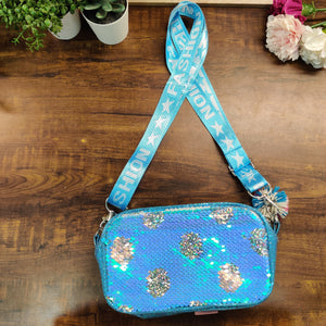 Sequin Sling Pouch