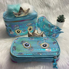 Load image into Gallery viewer, Premium Sequin Vanity Pouch Sea-Princess Green
