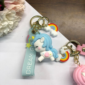 Unicorn Dream Girl Keycharm