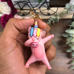 Unicorn Dab Keychain