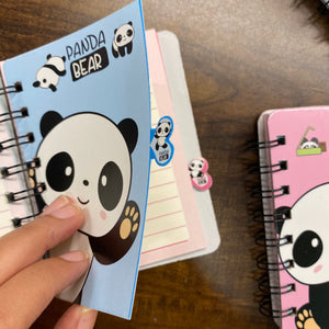 Panda Loves You More Pocket Diary : Assorted colour