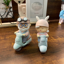 Load image into Gallery viewer, Gran-granny on scooter collectible (set of 2/couple)

