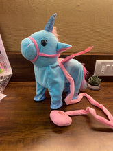 Load image into Gallery viewer, Unicorn Walking Toy with Wire Remote Leash
